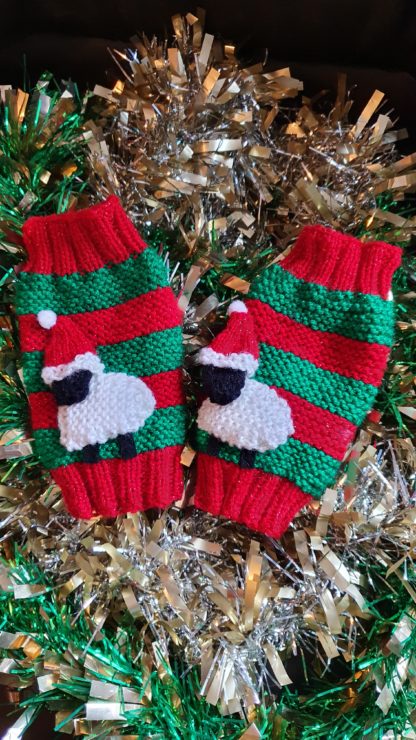 Christmas 3D Sheep Wrist Warmers - Image 36