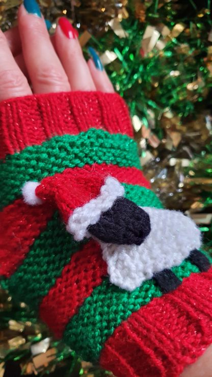 Christmas 3D Sheep Wrist Warmers - Image 30