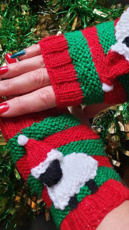 Christmas 3D Sheep Wrist Warmers - Image 31