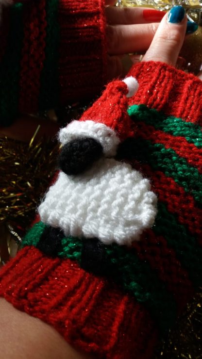 Christmas 3D Sheep Wrist Warmers - Image 14