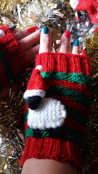 Christmas 3D Sheep Wrist Warmers - Image 5