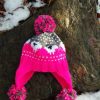La Neve Bobble hat with ear flaps - Image 9