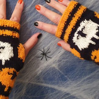 Glow in the Dark Halloween Wrist Warmers