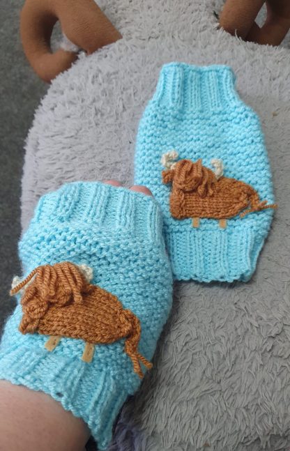 3D Cow Wrist Warmers - Image 6